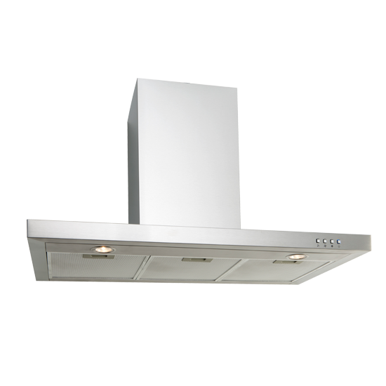 ep900swsx The EP900SWSX 90cm Straight Stainless Steel Canopy