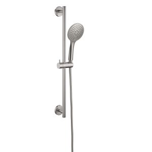 NERO RAIN SHOWER RAIL WITH PUSH BUTTON SHOWER
